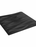 vidaXL Nástěnné panely 12 ks 50 x 50 cm Černý kámen XPS pěna