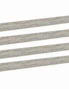 vidaXL Nástěnné police 4 ks betonově šedé 60 x 9 x 3 cm