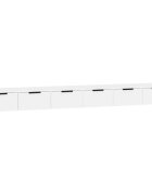 vidaXL Nástěnné skříňky 2 ks bílé 102 x 30 x 20 cm kompozitní dřevo