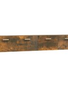 vidaXL Nástěnné skříňky 2 ks kouřový dub 100 x 365 x 35 cm kompozit