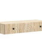 vidaXL Nástěnný boční stůl 875 x 345 x 17 cm Kompozitní dřevo