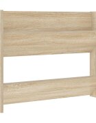 vidaXL Nástěnný botník dub sonoma 80 x 18 x 60 cm kompozitní dřevo