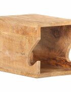 vidaXL Nástěnný držák na kolo 35x25x25 cm masivní hrubý mangovník