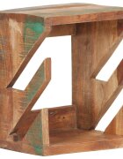 vidaXL Nástěnný držák na skateboard 25 x 20 x 30 cm recyklované dřevo