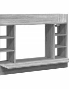 vidaXL Nástěnný psací stůl šedý sonoma 105x48x75 cm kompozitní dřevo