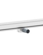 vidaXL Nástěnný sprchový odtok Stříbrná 70 cm Nerezová ocel 304