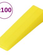 vidaXL Nivelační klíny na obklady 100 ks
