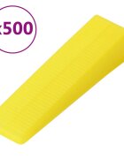 vidaXL Nivelační klíny na obklady 500 ks