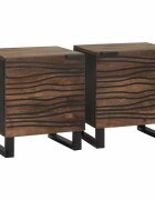 vidaXL Noční skříňka 2 ks Vlašský ořech 40 x 33 x 46 cm