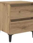 vidaXL Noční skříňka Artisanový dub 40 x 35 x 50 cm Kompozitní dřevo