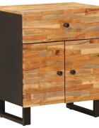 vidaXL Noční skříňka Hnědá 50 x 33 x 60 cm Masivní mangové dřevo