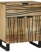 vidaXL Noční skříňka Přírodní 50 x 33 x 60 cm Kompozitní dřevo