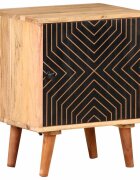 vidaXL Noční stolek 40 x 30 x 50 cm masivní akáciové dřevo
