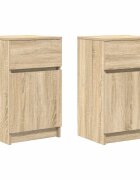 vidaXL Noční stolky 2 ks dub sonoma 39x35x65 cm kompozitní dřevo