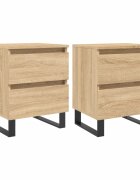 vidaXL Noční stolky 2 ks dub sonoma 40 x 35 x 50 cm kompozitní dřevo