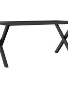 vidaXL Nohy ke konferenčnímu stolu X rám 90 x 30 x 43 cm ocel