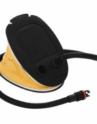 vidaXL Nožní pumpa 26 x 18 cm PP a PE šedá a žlutá
