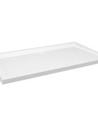 vidaXL Obdélníková sprchová vanička ABS bílá 70 x 120 cm
