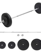 vidaXL Obouruční činka se závažím 30 kg
