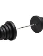 vidaXL Obouruční činka se závažím 90 kg