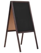 vidaXL Oboustranná tabule z cedrového dřeva volně stojící 40 x 60 cm