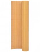 vidaXL Oboustranný zahradní plot 110 x 500 cm žlutý
