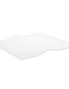 vidaXL Ochranná fólie na stůl průhledná 70x70 cm 16 mm PVC