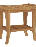 vidaXL Odkládací stolek do koupelny 50x35x45 cm masivní teakové dřevo