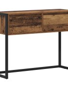vidaXL Odkládací stolek Staré dřevo 100 x 36 x 75 cm Kompozitní dřevo