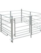 vidaXL Ohrada pro ovce 137 x 137 x 92 cm 4 panely z pozinkované oceli