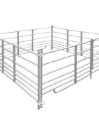 vidaXL Ohrada pro ovce 183 x 183 x 92 cm 4 panely z pozinkované oceli