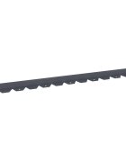 vidaXL Okraj trávníku 10 ks 102 x 4 x 4 cm Steel Antracitová