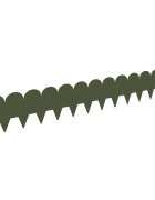 vidaXL Okraj trávníku 50 ks 103 x 15 cm Steel Olivově zelená