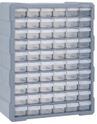 vidaXL Organizér se 60 zásuvkami 38 x 16 x 475 cm