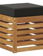vidaXL Outdoor Stool Bench Masivní akátové dřevo Přírodní