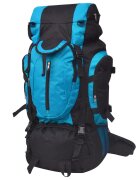 vidaXL Outdoorový batoh XXL 75 l černý a modrý