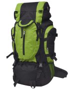 vidaXL Outdoorový batoh XXL 75 l černý a zelený