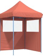 vidaXL Party Stan 200 x 200 x 306 cm Cihlová Oxford látka