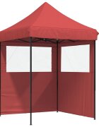 vidaXL Party Stan 200 x 200 x 306 cm Vínová Oxford látka