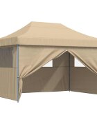vidaXL Party Stan 279 x 410 x 315 cm Béžová Oxford látka