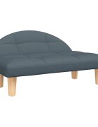 vidaXL Pelíšek pro psy tmavě šedý 70 x 52 x 30 cm textil