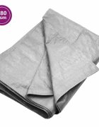 vidaXL Plachta 180 g/m² 2 x 3 m šedá HDPE