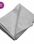 vidaXL Plachta 260 g/m² 3 x 3 m šedá HDPE