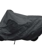 vidaXL Plachta na motorku - polyester - šedá