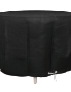 vidaXL Plachta na zahradní nábytek 6 oček Ø 125 x 75 cm kulatá