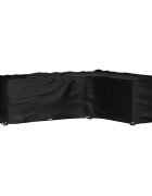 vidaXL Plachta na zahradní nábytek tvar L 18 oček 285 x 220 x 80 cm