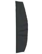 vidaXL Plachta na zahradní slunečník černá 265x50/70/40 cm 420D oxford