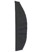 vidaXL Plachta na zahradní slunečník černá 280x30/81/45 cm 420D oxford
