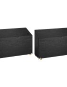 vidaXL Plachty na zahradní lavice 2 ks 8 oček 190 x 70 x 70/88 cm PE