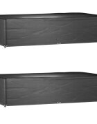 vidaXL Plachty na zahradní nábytek 2 ks 12 oček 315x180x75 cm obdélník